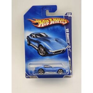 HOT‎ WHEELS 2009 DREAM GARAGE '69 CORVETTE ZL-1 #02/10 BLUE FACTORY SEALED